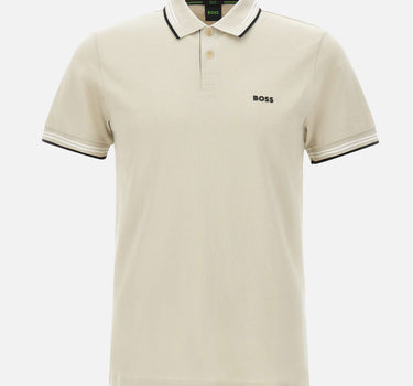 BOSS Polo "Paul" BEIGE Uomo 