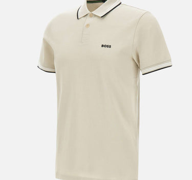 BOSS Polo "Paul" BEIGE Uomo 