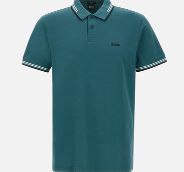 BOSS Polo "Paul" GREEN Uomo 