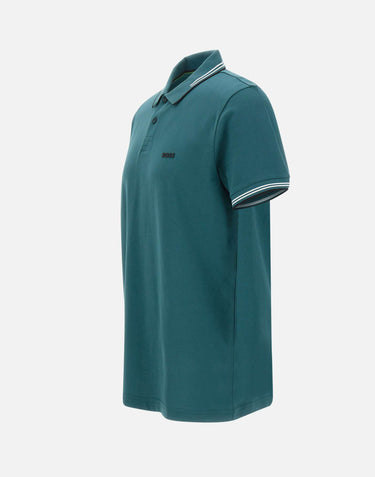 BOSS Polo "Paul" GREEN Uomo 