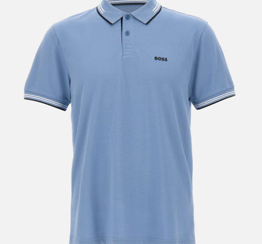 BOSS Polo "Paul" Light Blue Uomo 
