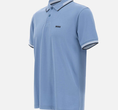 BOSS Polo "Paul" Light Blue Uomo 