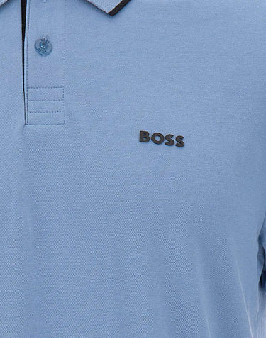 BOSS Polo "Paul" Light Blue Uomo 