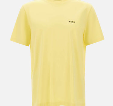 BOSS T-shirt "Tee" YELLOW Uomo 