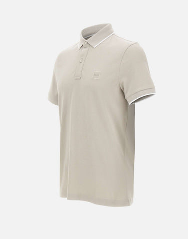 BOSS Polo "Passertip" GREY Uomo 