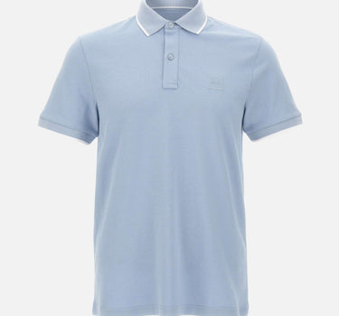 BOSS Polo "Passertip" Light Blue Uomo 