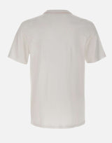 BOSS T-shirt in cotone slub-yarn con dettaglio logo WHITE Uomo 