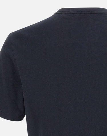 BOSS T-shirt in cotone slub-yarn con dettaglio logo BLUE Uomo 