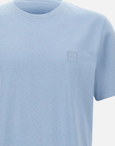 BOSS T-shirt "Tales" Light Blue Uomo 