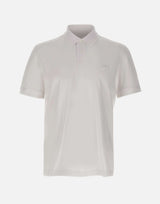BOSS Polo in cotone interlock WHITE Uomo 
