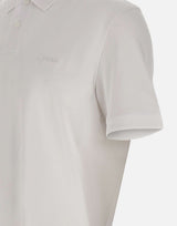 BOSS Polo in cotone interlock WHITE Uomo 