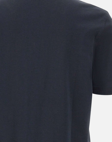 BOSS Polo in cotone interlock BLUE Uomo 