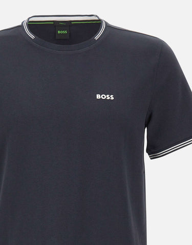BOSS T-shirt "Taul" BLUE Uomo 