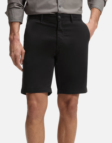 BOSS Bermuda slim fit in twill BLACK Uomo 