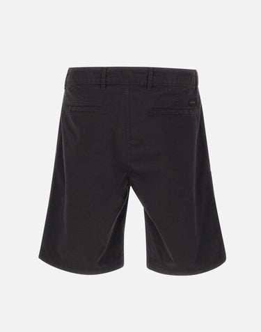 BOSS Bermuda slim fit in twill BLACK Uomo 