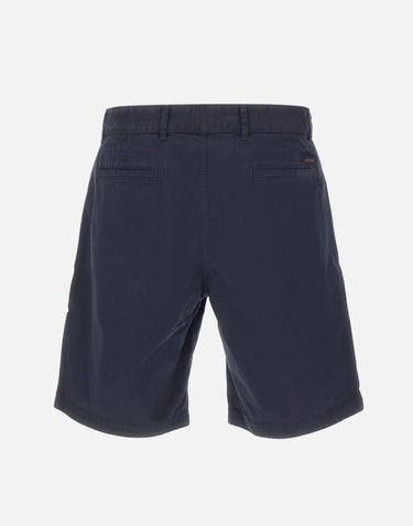 BOSS Bermuda slim fit in twill BLUE Uomo 