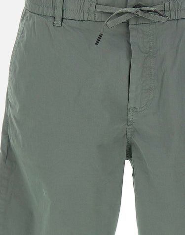 BOSS Shorts in cotone stretch GREEN Uomo 