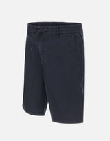 BOSS Shorts in cotone stretch BLUE Uomo 