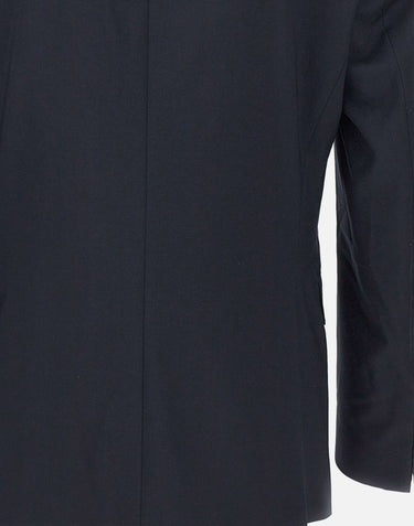 BOSS Blazer "H Huge" in lana rigenerata BLUE Uomo 