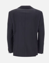 BOSS Blazer in lana vergine BLUE Uomo 