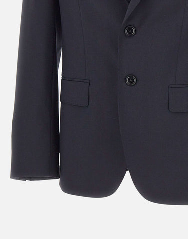 BOSS Blazer in lana vergine BLUE Uomo 