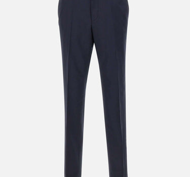 BOSS Pantaloni "H-Genius" in lana rigenerata BLUE Uomo 