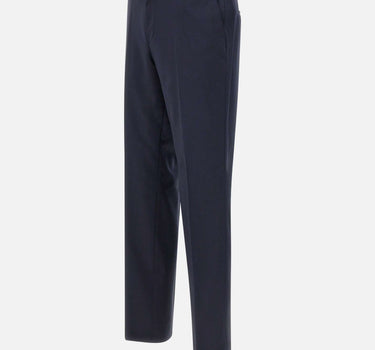 BOSS Pantaloni "H-Genius" in lana rigenerata BLUE Uomo 