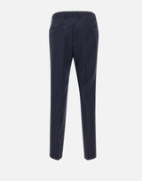 BOSS Pantaloni "H-Genius" in lana rigenerata BLUE Uomo 