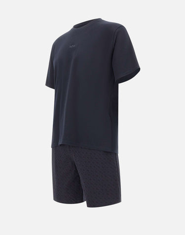 Pigiama in cotone con shorts 50540613 406 BOSS 