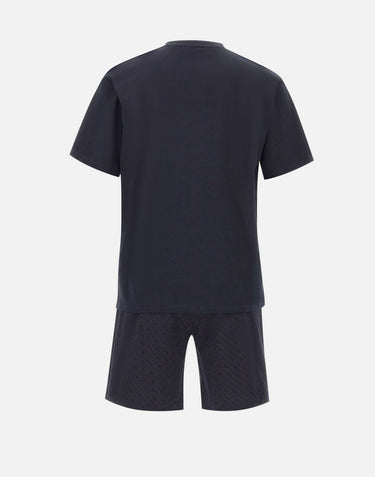 Pigiama in cotone con shorts 50540613 406 BOSS 