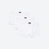 BOSS Set 3 boxer in cotone stretch WHITE Uomo 