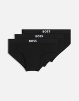 BOSS Set di 3 slip uomo in cotone stretch BLACK Uomo 