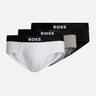 BOSS Set 3 slip in cotone stretch MULTICOLOR Uomo 
