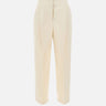 BOSS Pantaloni culotte in cotone elasticizzato BEIGE Donna 