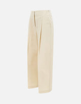 BOSS Pantaloni culotte in cotone elasticizzato BEIGE Donna 