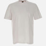 BOSS T-shirt in cotone interlock WHITE Uomo 