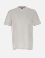BOSS T-shirt in cotone interlock WHITE Uomo 