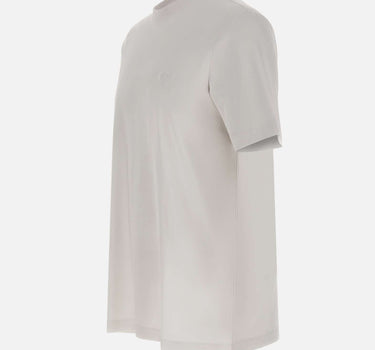 BOSS T-shirt in cotone interlock WHITE Uomo 