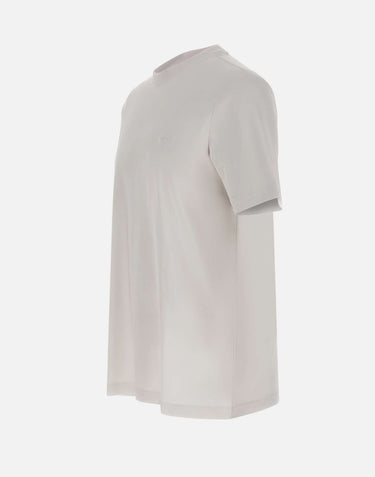 BOSS T-shirt in cotone interlock WHITE Uomo 