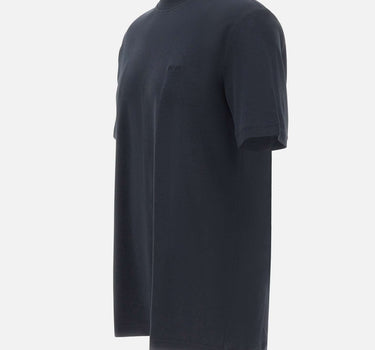 BOSS T-shirt in cotone interlock BLUE Uomo 