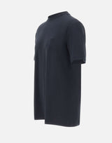 BOSS T-shirt in cotone interlock BLUE Uomo 