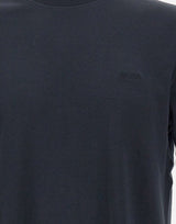 BOSS T-shirt in cotone interlock BLUE Uomo 
