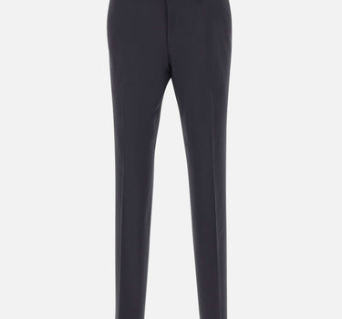 BOSS Pantaloni slim fit in misto lana BLUE Uomo 