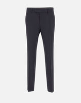 BOSS Pantaloni slim fit in misto lana BLUE Uomo 