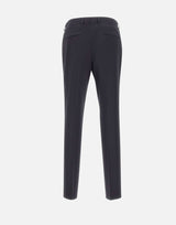 BOSS Pantaloni slim fit in misto lana BLUE Uomo 