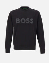 BOSS Felpa "Salbo" BLACK Uomo 