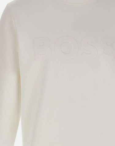 BOSS Felpa "Salbo" WHITE Uomo 