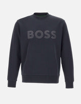 BOSS Felpa "Salbo" BLUE Uomo 