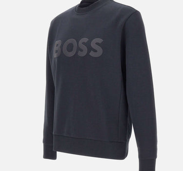BOSS Felpa "Salbo" BLUE Uomo 