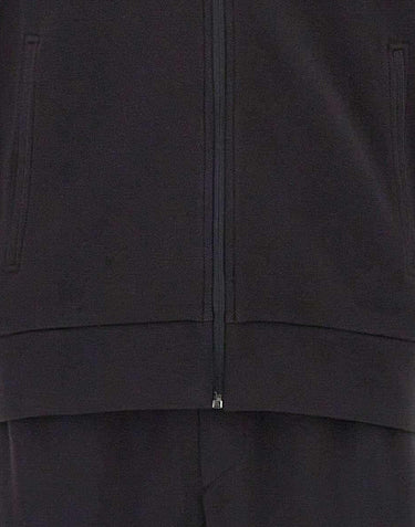 BOSS Tuta sportiva in misto cotone con profili a contrasto BLACK Uomo 